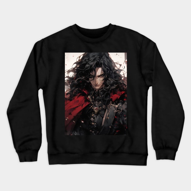 Hunters of the Dark: Explore the Supernatural World with Vampire Hunter D. Illustrations: Bloodlust Crewneck Sweatshirt by insaneLEDP